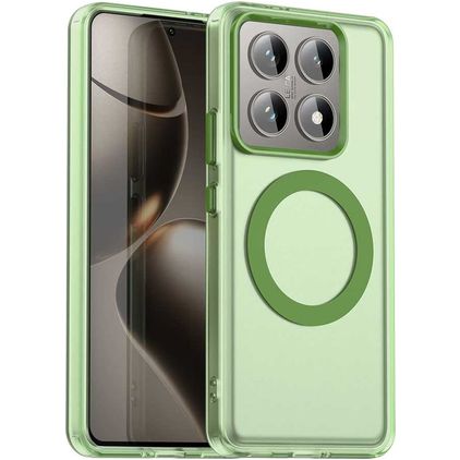 Mobigear Shockproof Coque Xiaomi 14T MagSafe Coque arrière Rigide - Vert