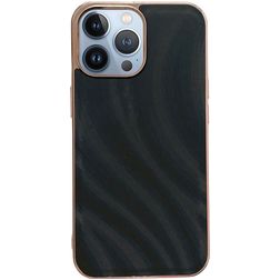 Mobigear Wavy Coque iPhone 14 Pro Max Coque arrière Rigide - Noir
