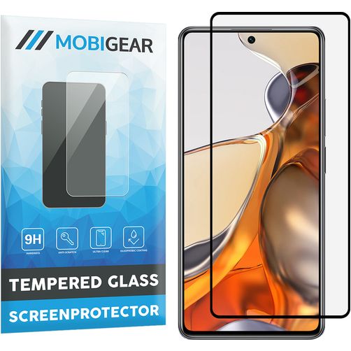 Mobigear Premium Xiaomi 11T Pro Verre trempé Protection d'écran - Compatible coque - Noir