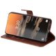 Mobigear Zipper Housse Samsung Galaxy S23 Ultra Etui Porte-Monnaie - Marron