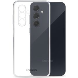 Mobilize Gelly Coque Transparente Samsung Galaxy A35 Coque arrière en TPU Souple - Transparent