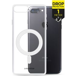 Mobilize Naked Protection Transparent iPhone 8 Plus MagSafe Plastique rigide Coque arrière Antichoc - Transparent
