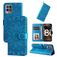 Mobigear Sunflower Housse Realme Narzo 50 4G Etui Porte-Monnaie - Bleu