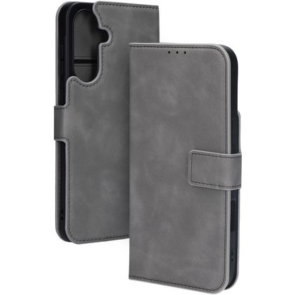 Mobiparts Classic Wallet Housse Samsung Galaxy A36 MagSafe Etui - Granite Grey