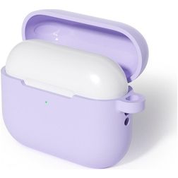 Mobigear Colors Coque Apple AirPods Pro 3 en Silicone Souple - Lavender Purple