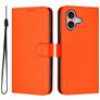 Mobigear Urban Wallet Housse iPhone 16 Etui Porte-Monnaie - Orange