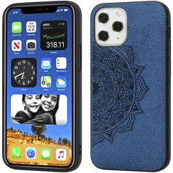 Mobigear Mandala Coque iPhone 12 Pro Max Coque arrière Rigide - Bleu