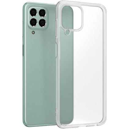 Mobigear Shockproof Coque Transparente Samsung Galaxy M33 Coque arrière Rigide Anti-Chocs - Transparent