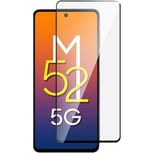 Mobigear Premium Samsung Galaxy M52 Verre trempé Protection d'écran - Compatible Coque - Noir
