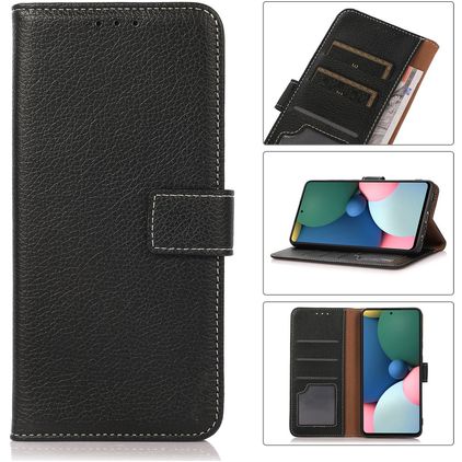 Mobigear Wallet POCO X4 GT Étui Portefeuille - Noir