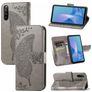 Mobigear Butterfly Housse Sony Xperia 10 III Etui Porte-Monnaie - Gris