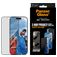 PanzerGlass FastFit iPhone 17 Pro Verre trempé Protection d'écran Anti-espion - Compatible coque + Cadre de pose - Noir