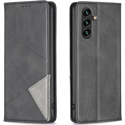 Mobigear Rhombus Slim Samsung Galaxy A55 Étui - Noir