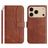 Mobigear S Line Housse iPhone 17 Pro Max Etui Porte-Monnaie - Marron