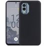 Mobigear Colors Coque Nokia X30 Coque arrière en TPU Souple - Noir