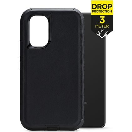 Mobilize Defender Samsung Galaxy A53 Plastique rigide Coque arrière Antichoc - Noir