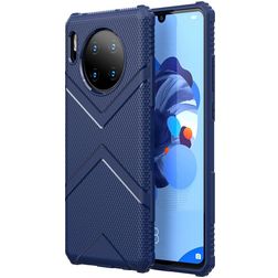 Mobigear Diamond Coque Huawei Mate 30 Coque arrière en TPU Souple - Bleu