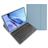 Mobigear Keys Coque iPad Air 11 Pouces (2024) Etui Clavier Bluetooth QWERTZ + Porte-crayon - Bleu