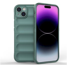 Mobigear Bumpy Coque iPhone 15 Plus Coque arrière en TPU Souple - Vert