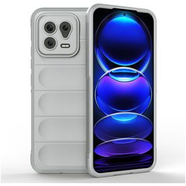 Mobigear Bumpy Coque Xiaomi 13 Coque arrière en TPU Souple - Gris