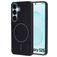 Mobiparts Slim Line Samsung Galaxy S25 MagSafe Plastique rigide Coque arrière - Onyx Black