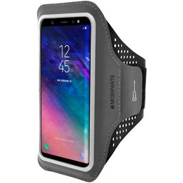 Mobiparts Comfort Fit Brassard Téléphone Samsung Galaxy A6 (2018) Brassard Coque de Sport en Neoprène - Noir