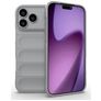 Mobigear Bumpy Coque iPhone 18 Pro Max Coque arrière en TPU Souple - Gris