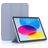 Mobigear Tri-Fold Gel Coque iPad 11 (2025) Etui en TPU,Similicuir - Bleu