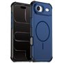 Mobigear Airbag Shockproof Coque iPhone Air MagSafe Coque arrière Rigide Anti-Chocs - Bleu