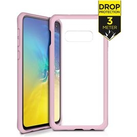ITSkins HybridSolid Coque Samsung Galaxy S10e Coque arrière Rigide Anti-Chocs - Rose