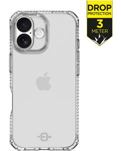 ITSKINS Level 2 SpectrumClear R Coque Transparente iPhone 17 Coque arrière en TPU Souple Anti-Chocs - Transparent