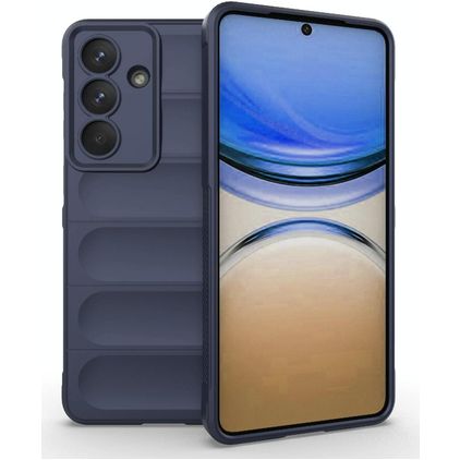 Mobigear Bumpy Samsung Galaxy S26 Plus TPU souple Coque arrière - Bleu foncé