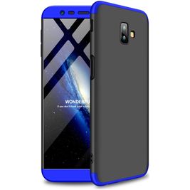 Mobigear TriGuard Coque Samsung Galaxy J6 Plus Coque arrière Rigide - Noir / Bleu Mobigear TriGuard Coque Samsung Galaxy J6 Plus Coque arrière Rigide - Noir / Bleu