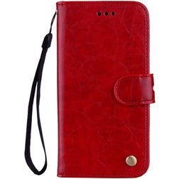 Mobigear Wallet Housse Samsung Galaxy A70 Etui Porte-Monnaie - Rouge