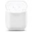 Mobigear Colors Coque Apple AirPods 1 Coque en Silicone Souple - Blanc