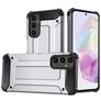 Mobigear Outdoor Samsung Galaxy A16 Plastique rigide Coque arrière Antichoc - Argent