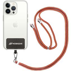 Mobigear Lanyard - Cordon de téléphone universel ajustable en Nylon - Rouge / Vert