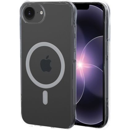 Mobiparts Classic Coque Transparente iPhone 16e MagSafe Coque arrière en TPU Souple - Transparent