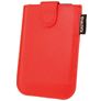 Valenta Card Pocket Slide - Porte Cartes en en Cuir véritable - 5 Cartes - Rouge