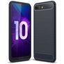 Mobigear Brushed Slim Coque HONOR 10 Coque arrière en TPU Souple - Bleu Marin