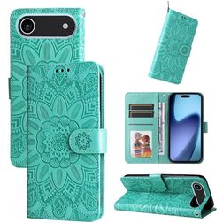 Mobigear Sunflower Housse iPhone Air Etui Porte-Monnaie - Vert