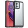 Mobigear Crystal Motorola Moto G84 Plastique rigide Coque arrière - Noir