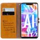 Mobigear Wallet Housse Huawei Mate 20 Lite Etui Porte-Monnaie - Cognac