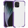 Mobigear Full Bumper Coque iPhone 12 Pro Max Coque arrière Rigide Anti-Chocs - Violet
