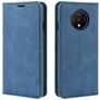 Mobigear Retro Slim Housse OnePlus 7T Etui Porte-Monnaie - Bleu