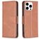 Mobigear Excellent Housse iPhone 15 Pro Etui Porte-Monnaie - Marron