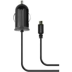 Mobiparts - Chargeur voiture Micro USB 1 mètre 2.1A - Noir
