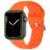 Mobigear Bumpy Bracelet Silicone Apple Watch Fermeture boucle ardillon - 49/46/45/44 mm - Orange