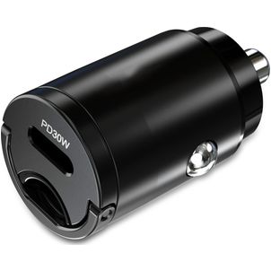 Mobilize - Simple USB-C Chargeur voiture Power Delivery 30W - Noir