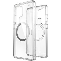 Speck Presidio2 Clear Transparent Samsung Galaxy S25 Ultra MagSafe Plastique rigide Coque arrière Antichoc - Transparent